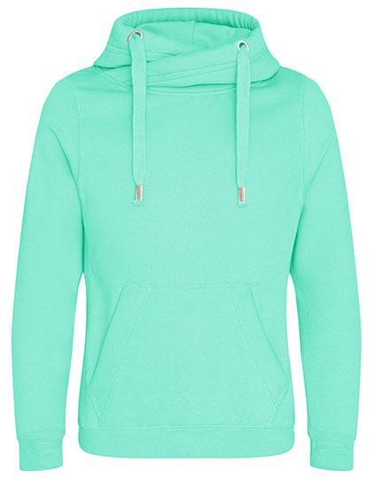Cross Neck Hoodie Peppermint
