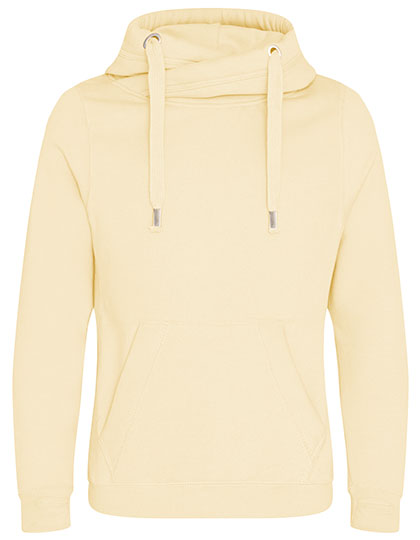Cross Neck Hoodie Vanilla Milkshake