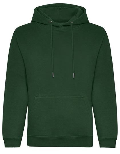 Organic Hoodie Bottle Green