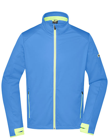 Men´s Sports Softshell Jacket Bright Blue