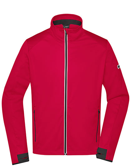 Men´s Sports Softshell Jacket Light Red