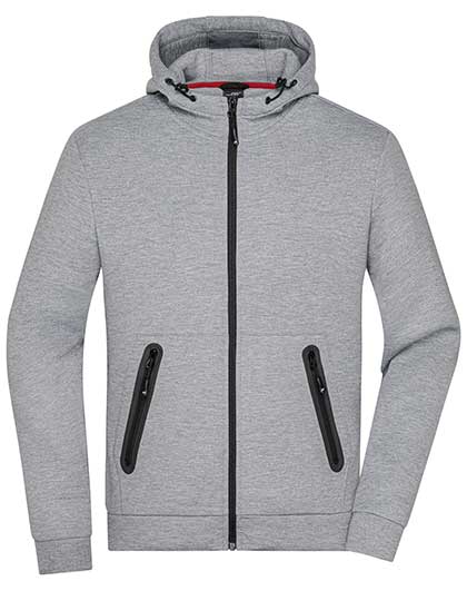Men´s Hooded Jacket Light Melange