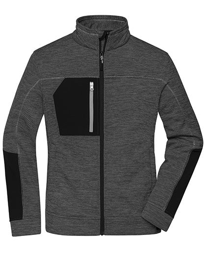 Ladies´ Structure Fleece Jacket Black Melange