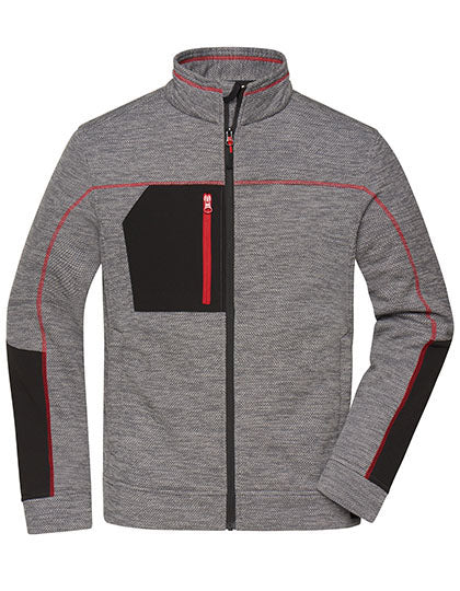 Men´s Structure Fleece Jacket Carbon Melange