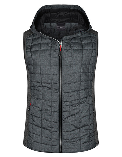 JN767 Ladies´ Knitted Hybrid Vest