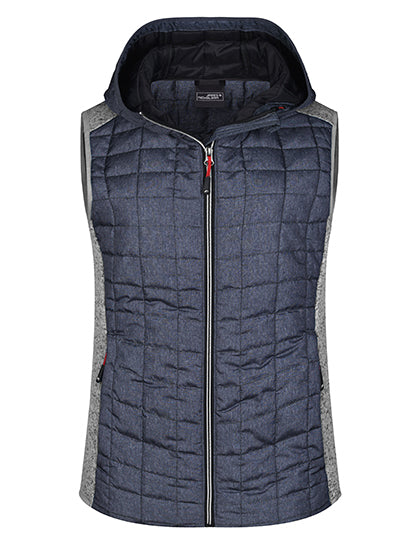 JN767 Ladies´ Knitted Hybrid Vest