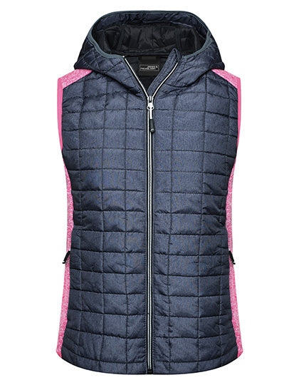 JN767 Ladies´ Knitted Hybrid Vest