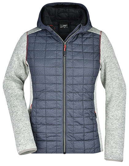 JN771 Ladies´ Knitted Hybrid Jacket
