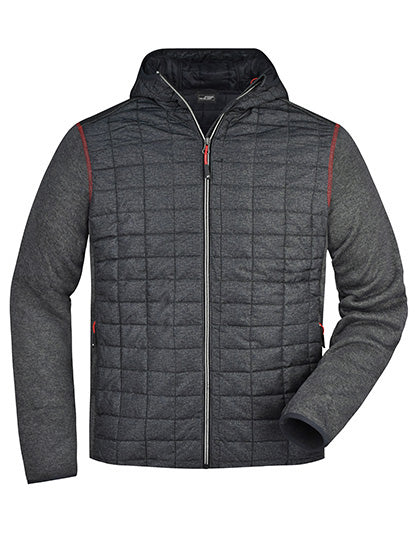 JN772 Men´s Knitted Hybrid Jacket