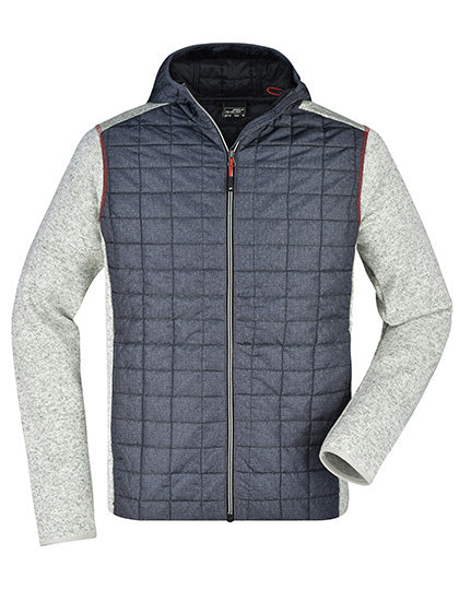 JN772 Men´s Knitted Hybrid Jacket