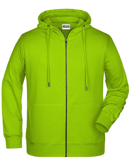 Men´s Zip-Hoody Acid Yellow