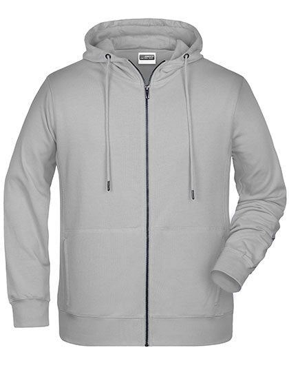 Men´s Zip-Hoody Ash (Heather)
