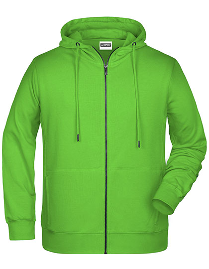 Men´s Zip-Hoody Lime Green