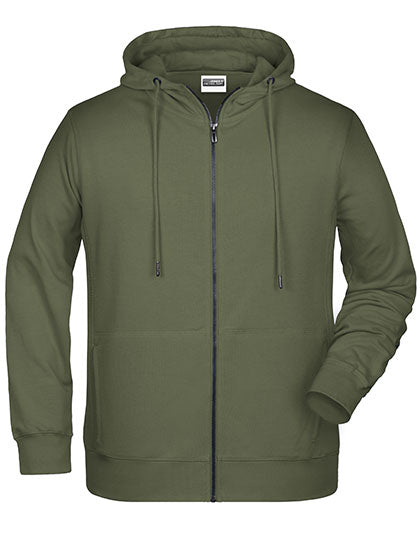 Men´s Zip-Hoody Olive
