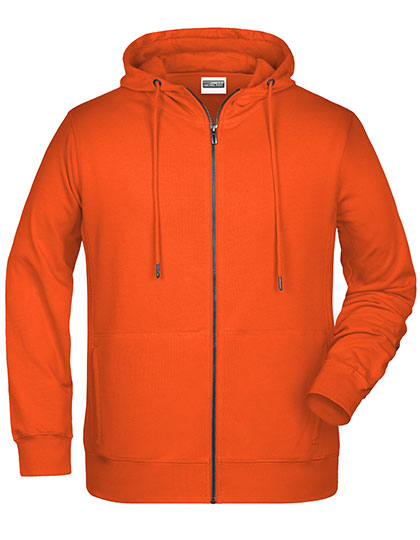 Men´s Zip-Hoody Orange