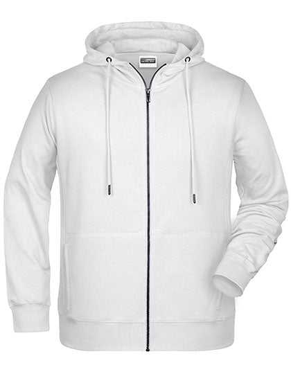 Men´s Zip-Hoody White