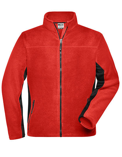 Men´s Workwear Fleece Jacket -STRONG- Red