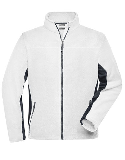 Men´s Workwear Fleece Jacket -STRONG- White