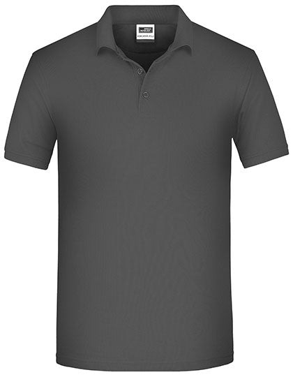 Men´s Bio Workwear Polo Carbon