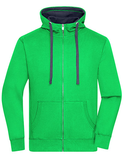 Men´s Lifestyle Zip-Hoody Green